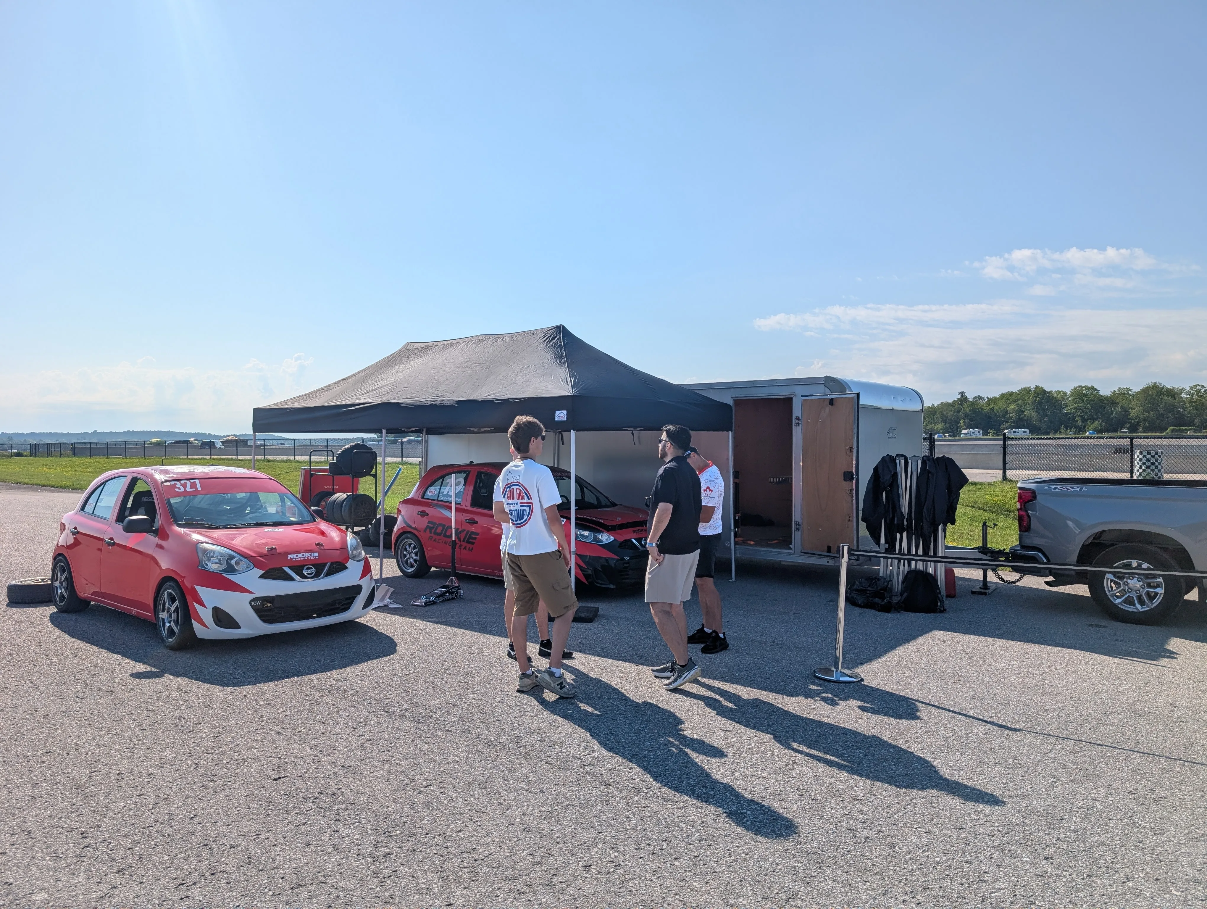 Track Day Paddock