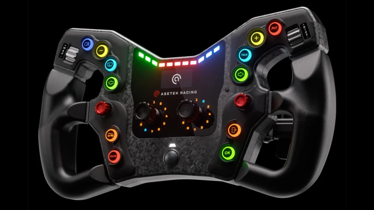 Asetek Unveils GT Nova Wheel With OLED Screen