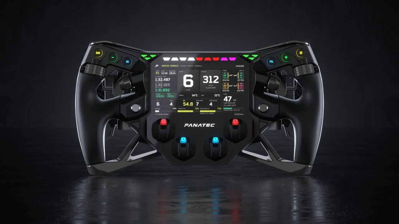 Fanatec Shows Off Project Obsidian Wheel in Frankfurt