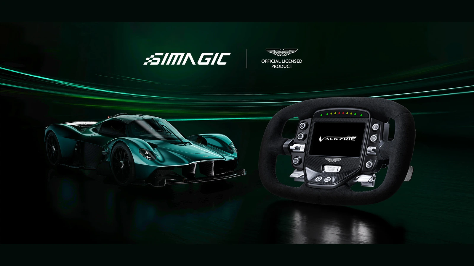 Simagic Reveals Aston Martin Valkyrie Steering Wheel