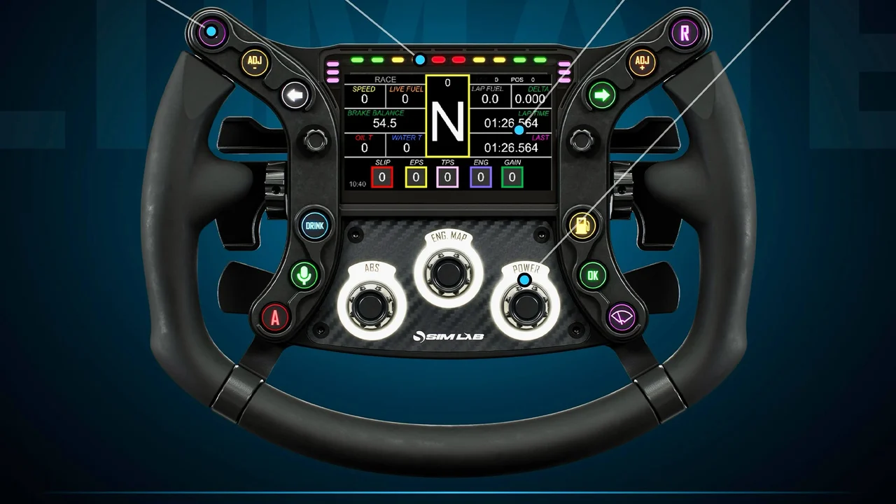 Sim Lab Debuts GTSL Ultimate Steering Wheel